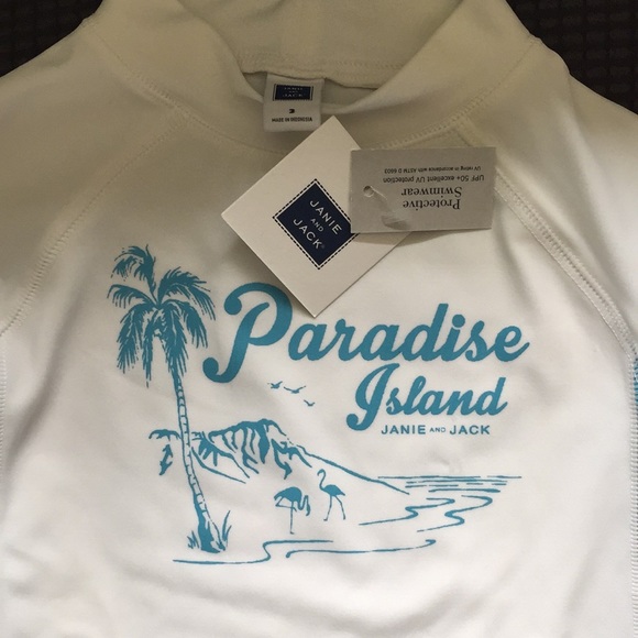 *NWT*. JANIE&JACK swim top  SPF 50 - Picture 2 of 6
